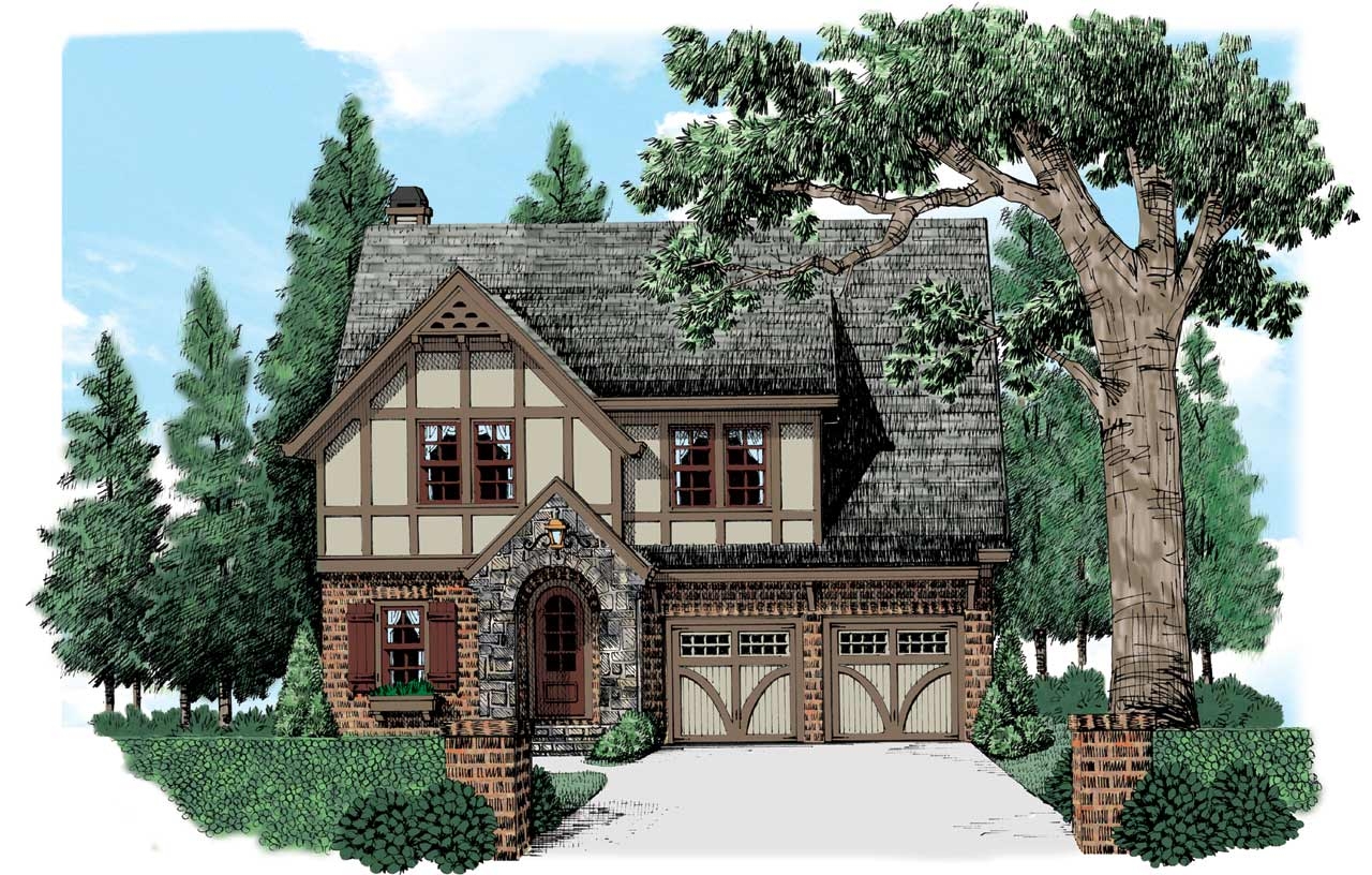 Tudor House Plan 4 Bedrooms 3 Bath 2806 Sq Ft Plan 85 313