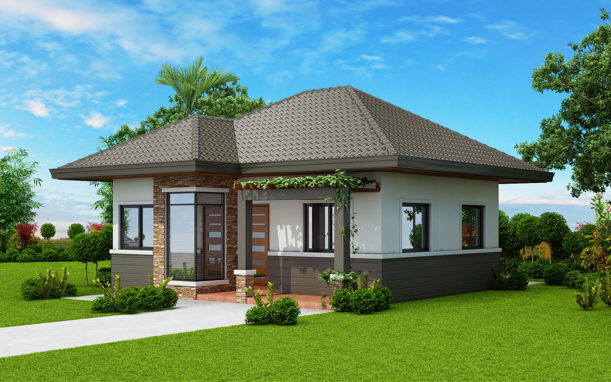 Two Bedroom Small House Plan Cool House Concepts