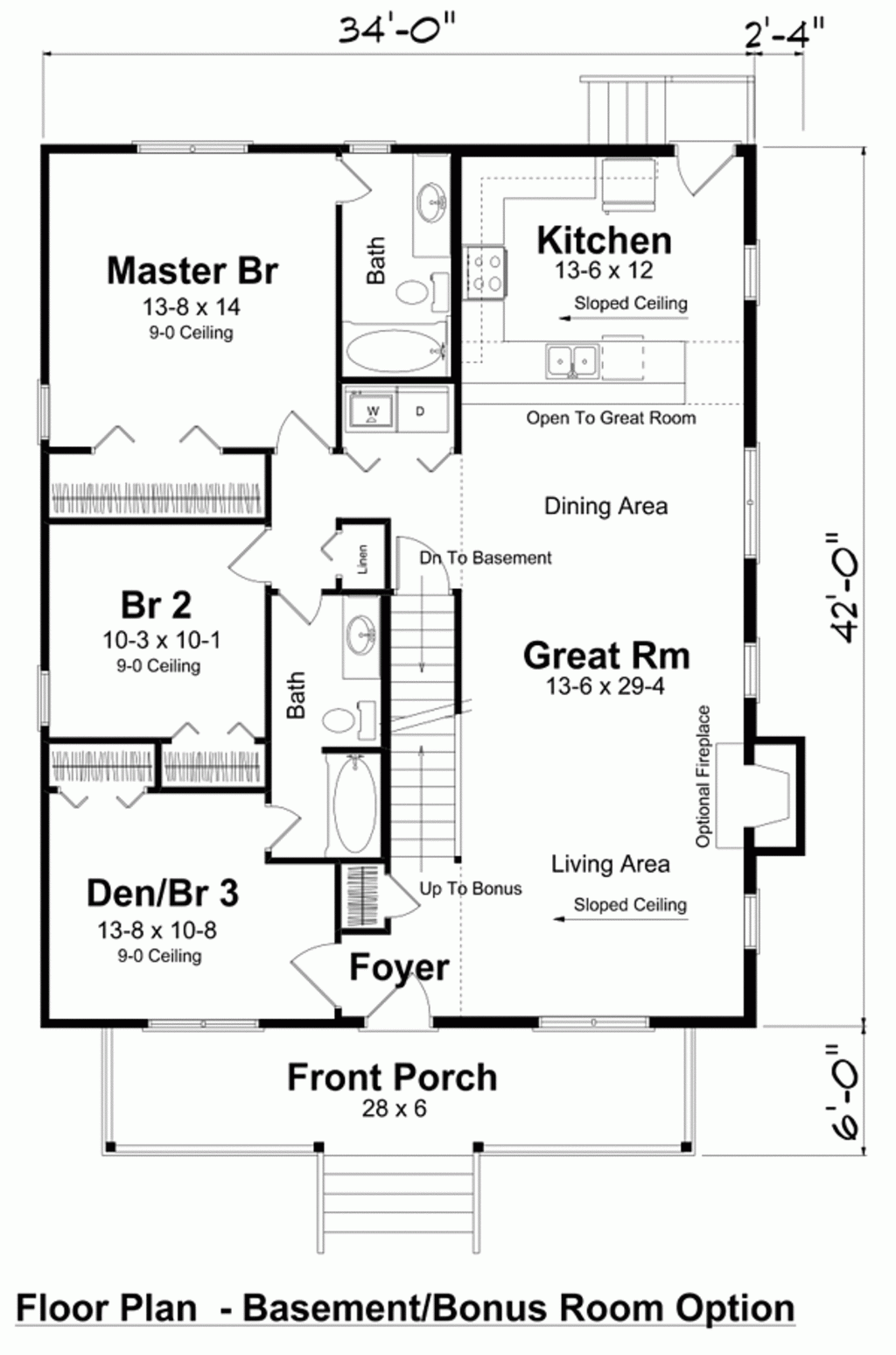 Two Story Rectangular House Plans