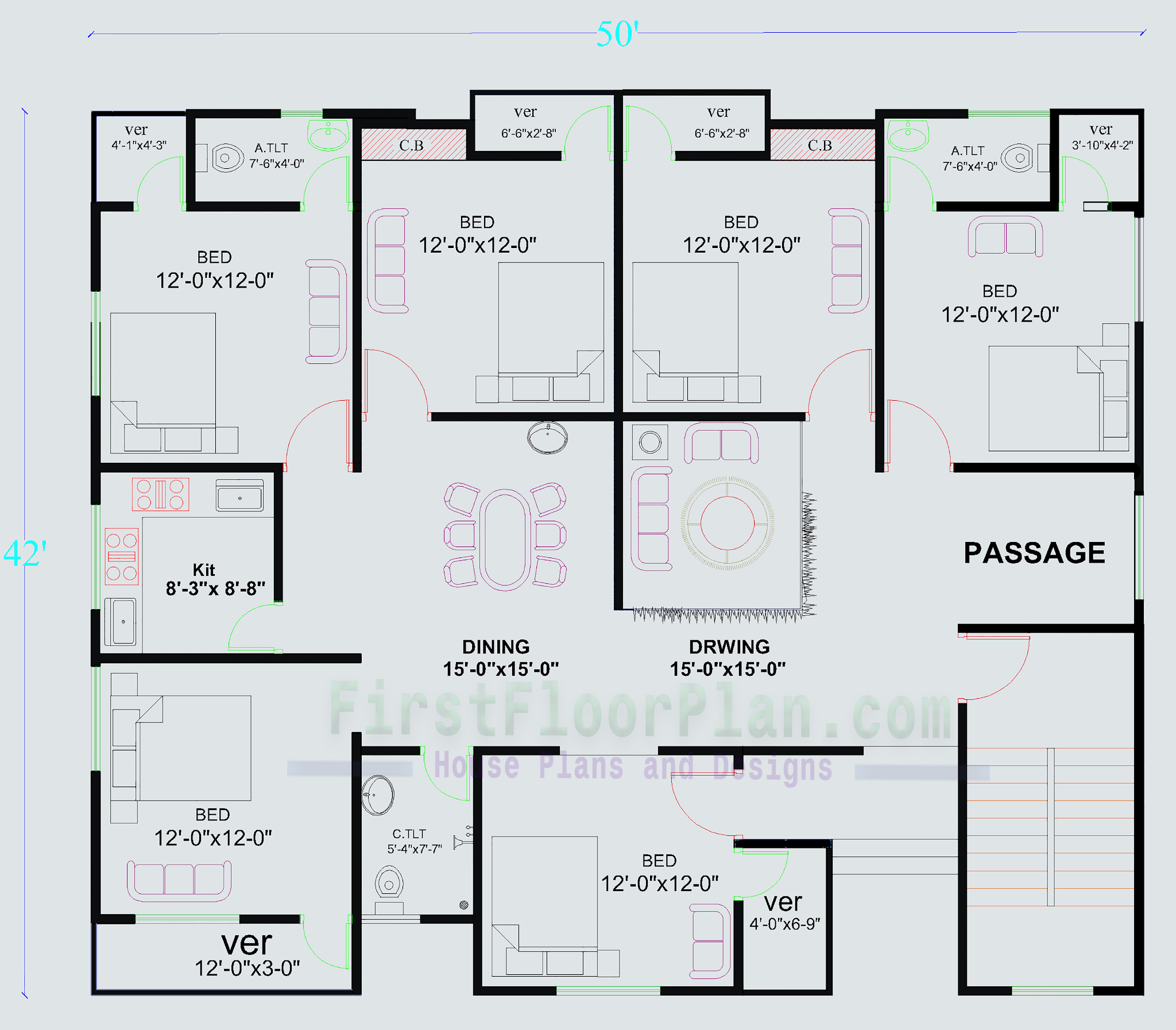 Village House Plan 2000 SQ FT First Floor Plan House Plans And