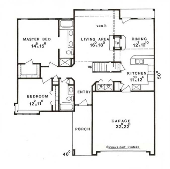 Wheelchair Accessible House Plan 2 Bedrms 2 Baths 1687 Sq Ft 