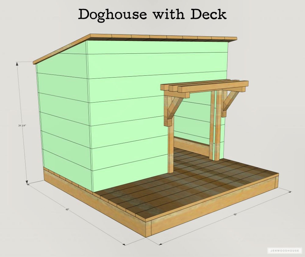 15 Free DIY Large Dog House Plans How To Build Guide 