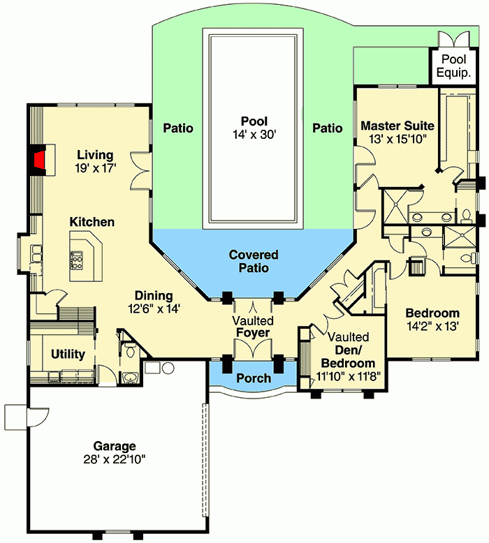 20 Small House Plans With Central Courtyard HomeDecorish
