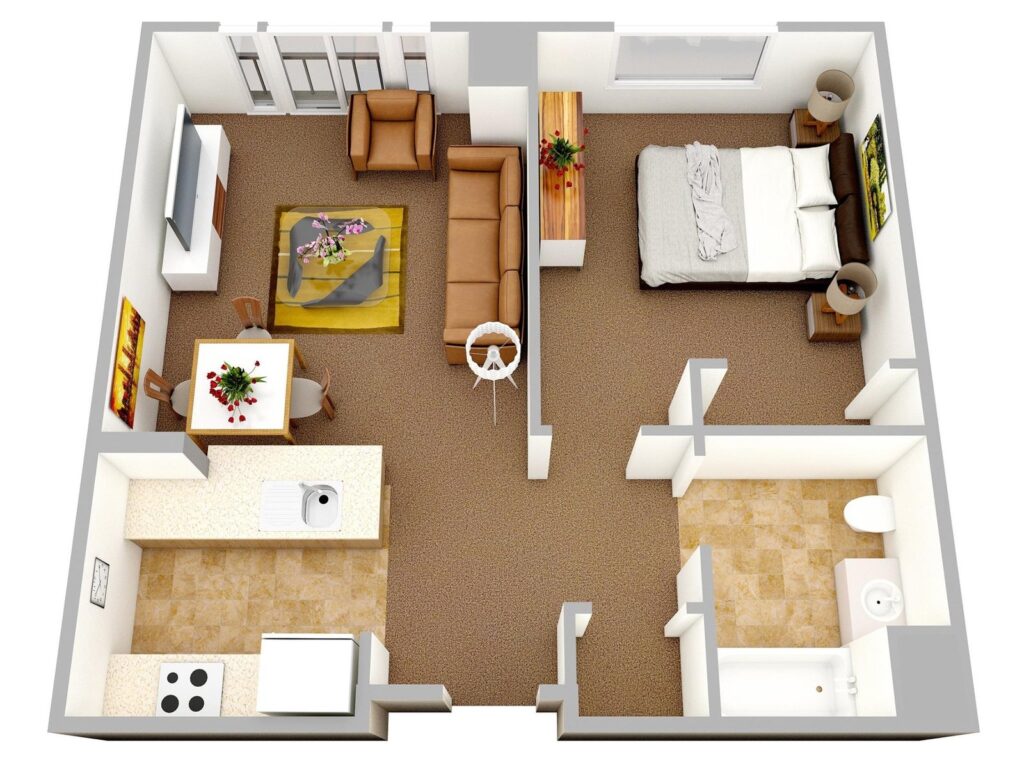 One Bedroom House Plan - houseplans.weloveprintables.net