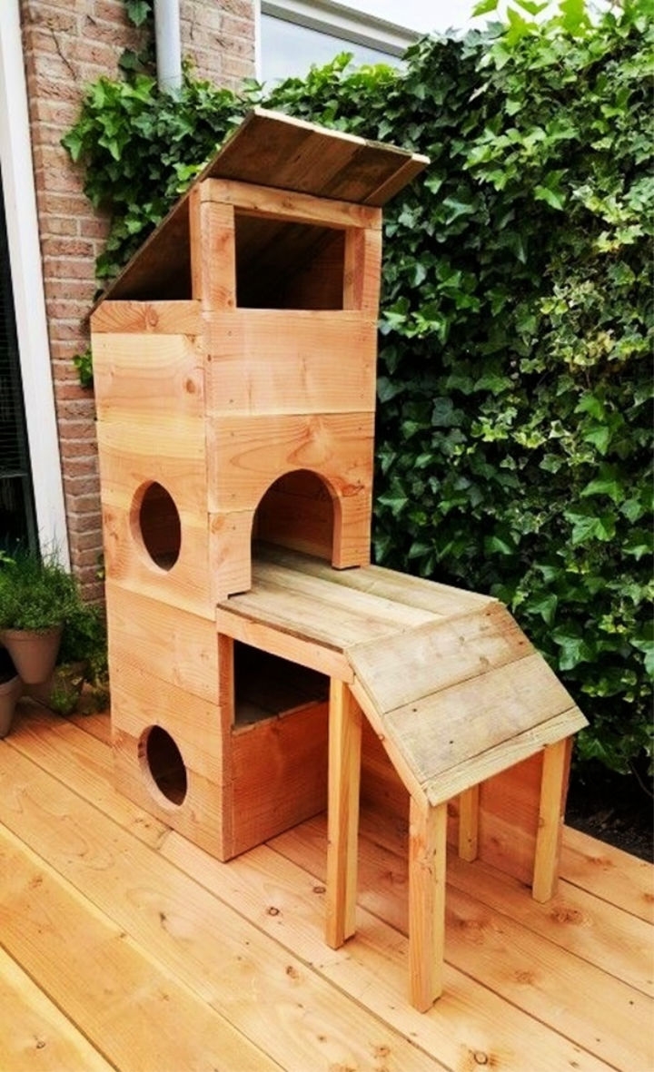 30 Free DIY Outdoor Cat House Plans How To Build 