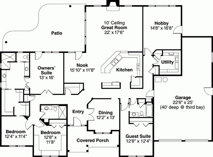 3000 Sq Ft Open Floor Plans Floorplans click