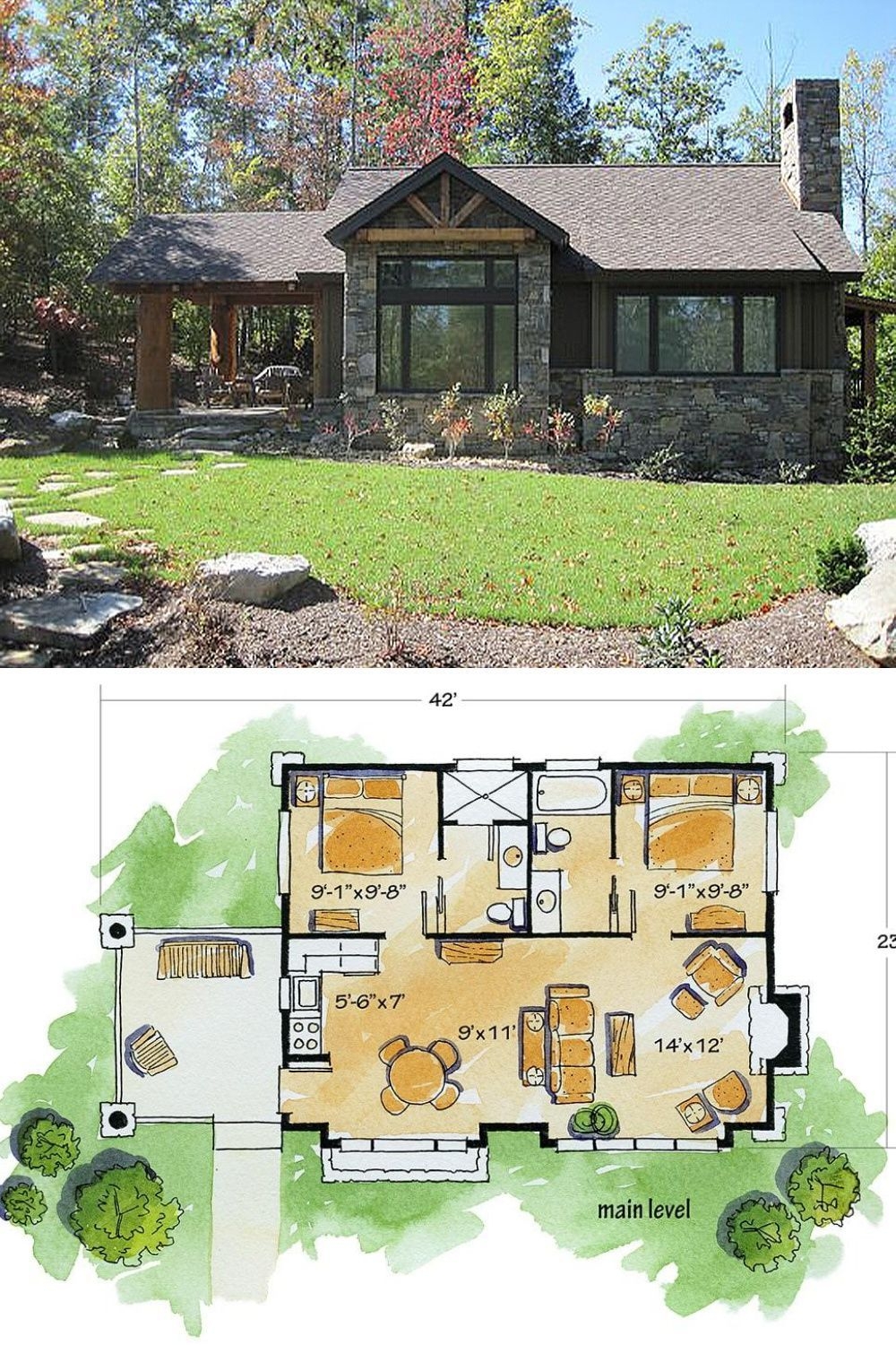 34 House Plans For Small Mountain Homes Information