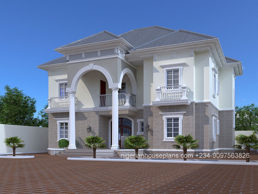 5 Bedroom Duplex Ref 5020 NIGERIAN HOUSE PLANS