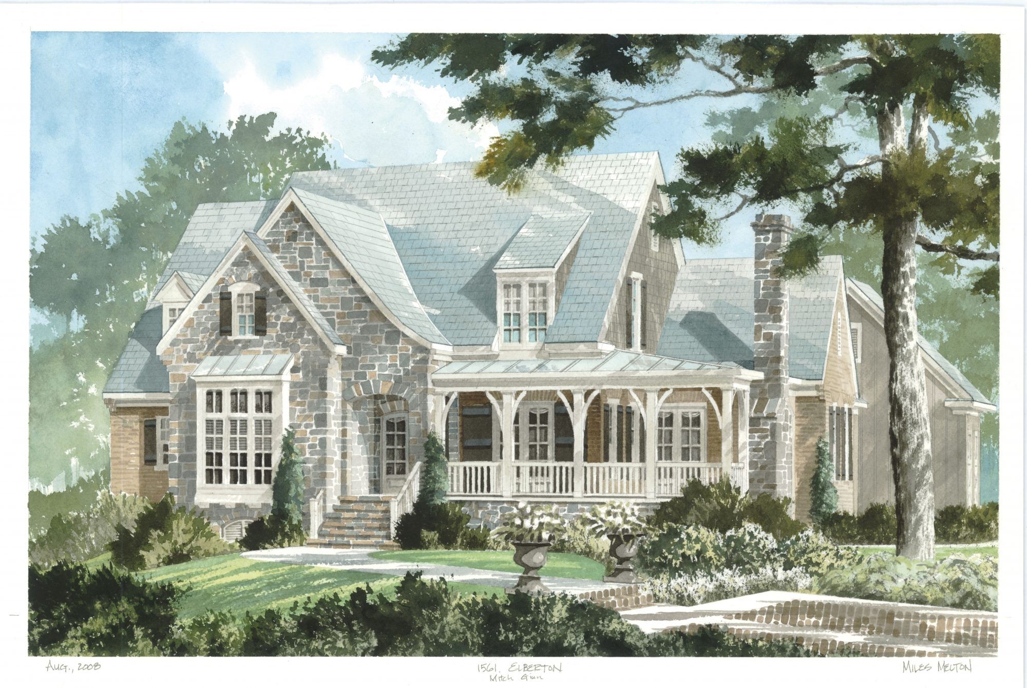 87 Gorgeous Southern Front View House Plan Not To Be Missed