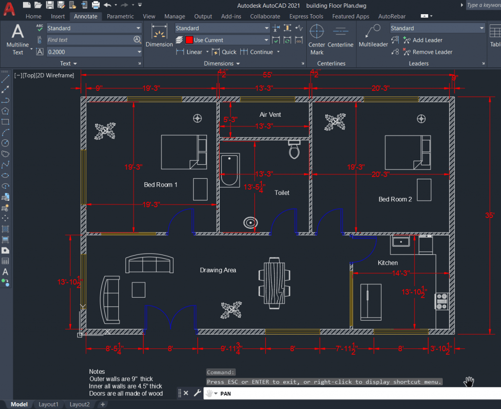 Autocad Simple Floor Plan Download Floorplans click