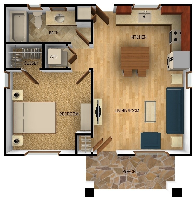 Casita Guest House Floorplan Los Angeles By American Building 