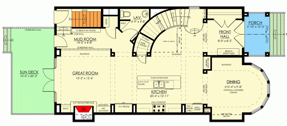 Gothic Victorian Home Plan With Optional Lower level Apartment 2195 