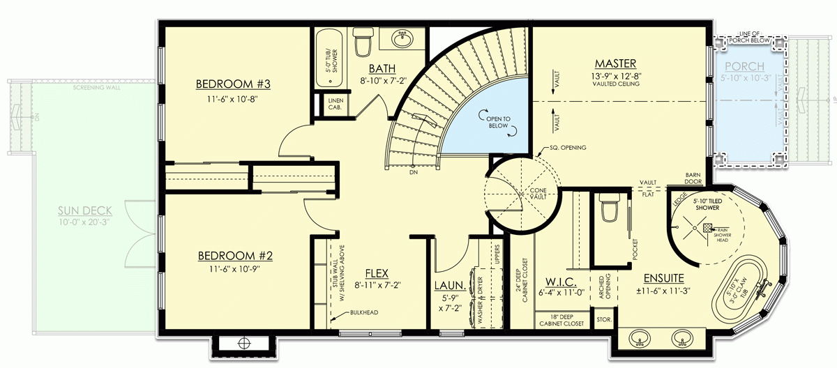 Gothic Victorian Home Plan With Optional Lower level Apartment 2195 