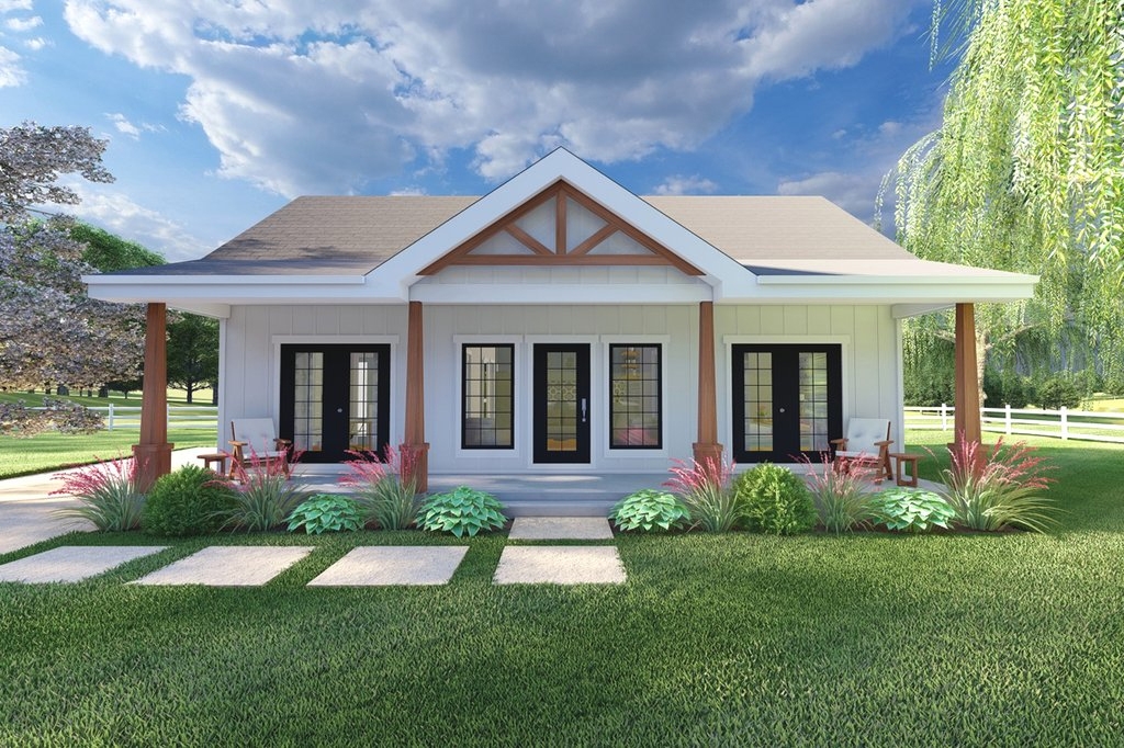 House Plan Of The Week 2 Beds 2 Baths Under 1 000 Square Feet 