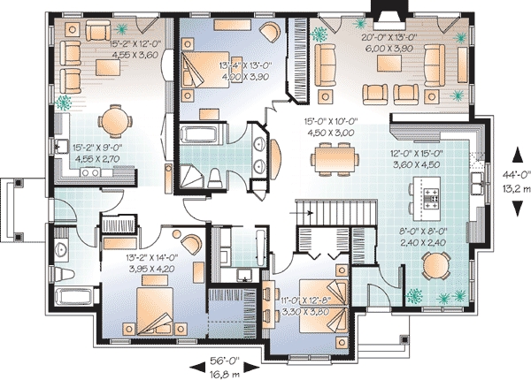 In Law Suite House Plan 21768DR Architectural Designs House Plans