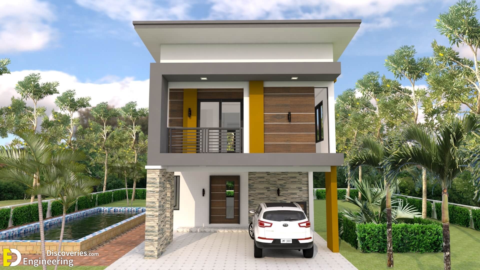 Minimalist 2 Storey House Floor Plan House Simple Storey Two Story 