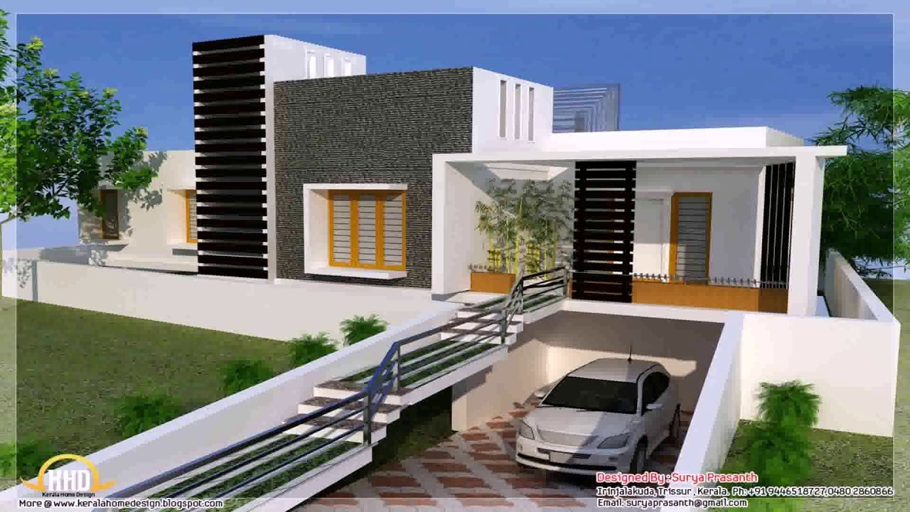 Modern House Plans With Basement Garage see Description YouTube