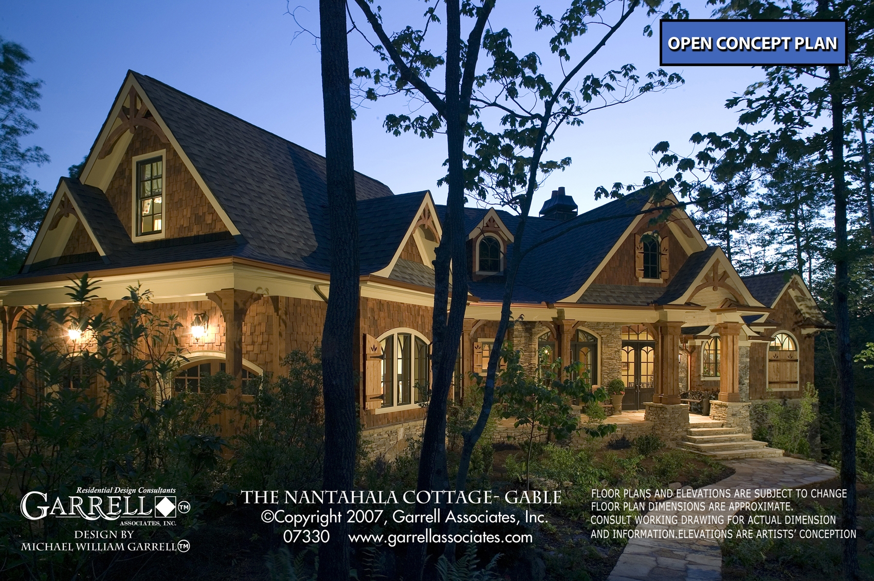 Nantahala Cottage Gable 07330 Garrell Associates Inc