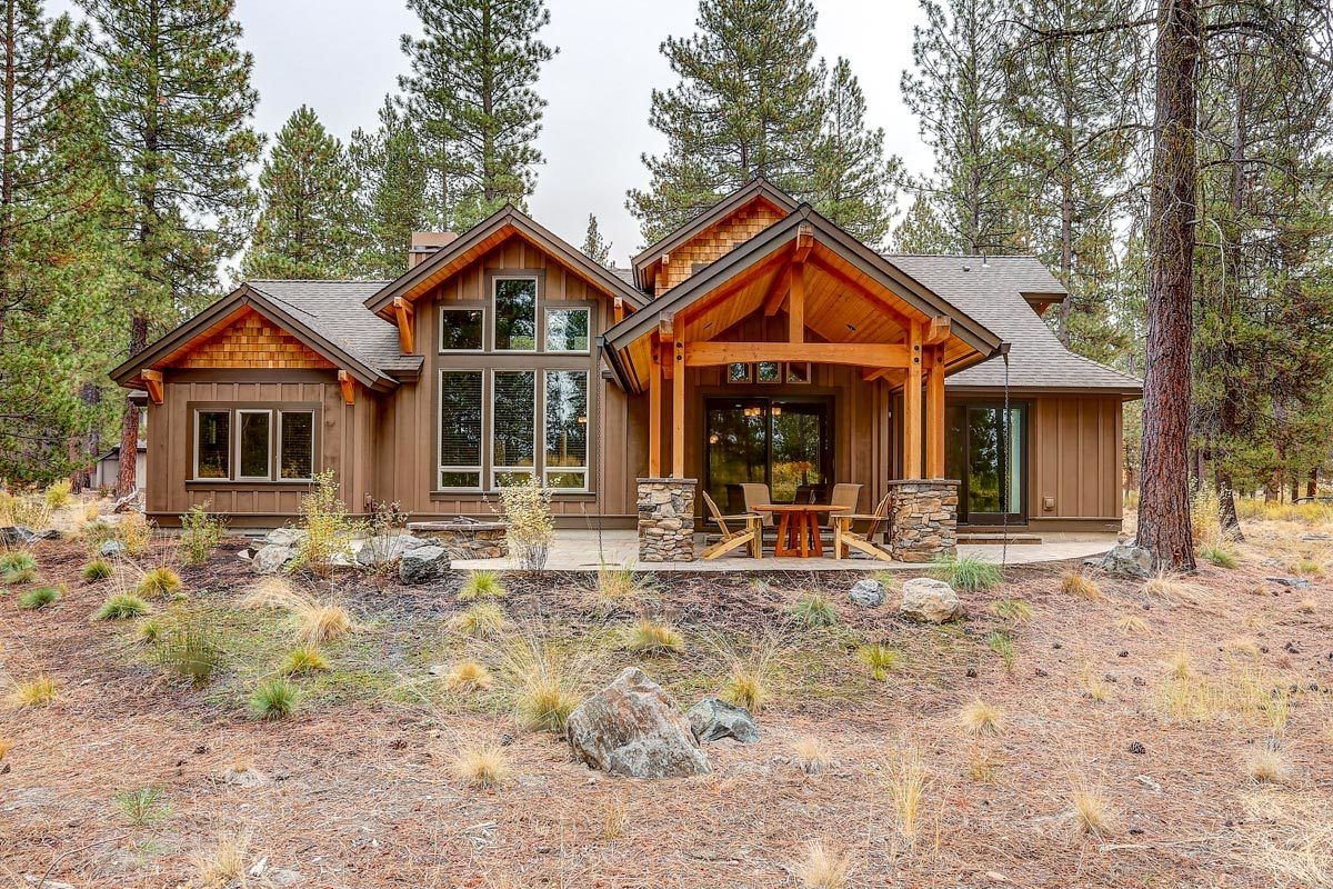 Plan 54236HU Mountain Ranch Home Plan With Upstairs Bonus Rustic 