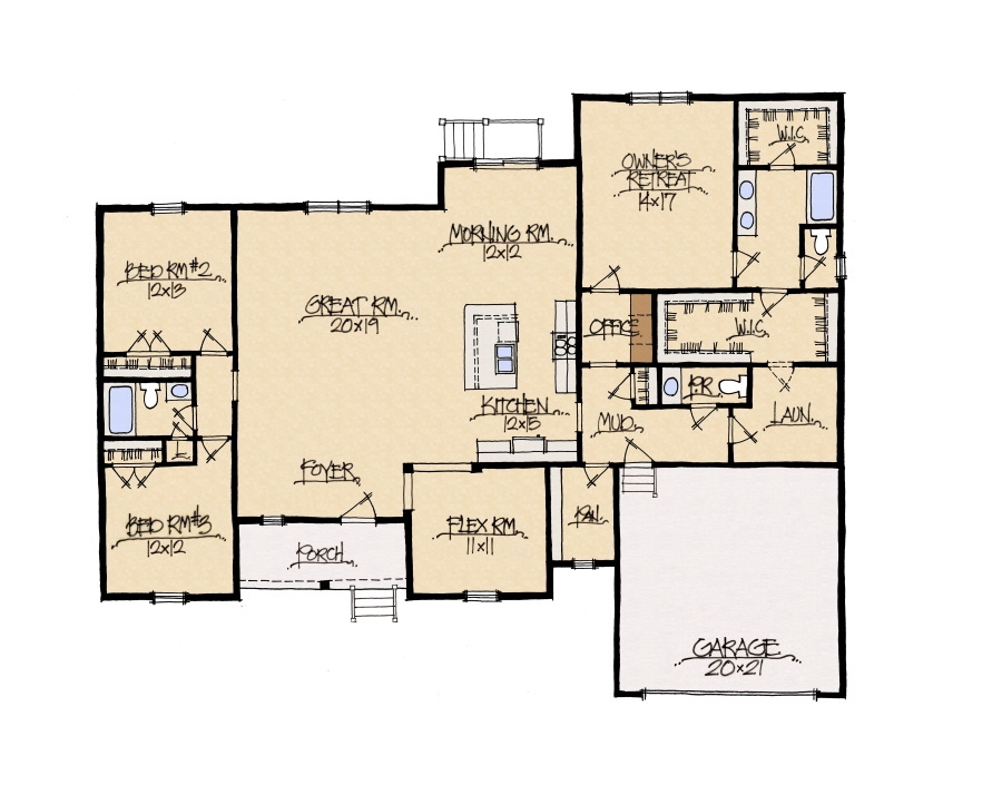 Schumacher Home Plan Santa Barbara II Custom Home Builders 