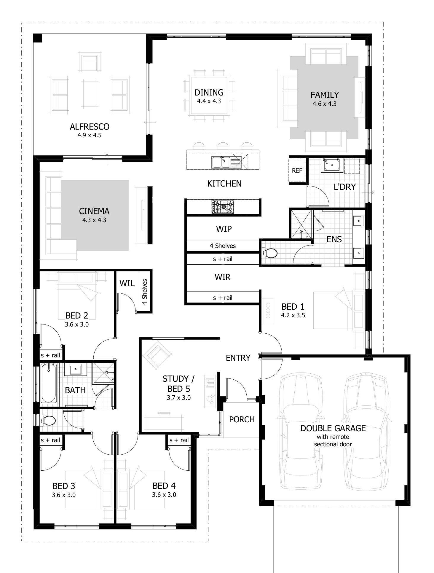 Simple 4 Bedroom House Plans For The Modern Family House Plans