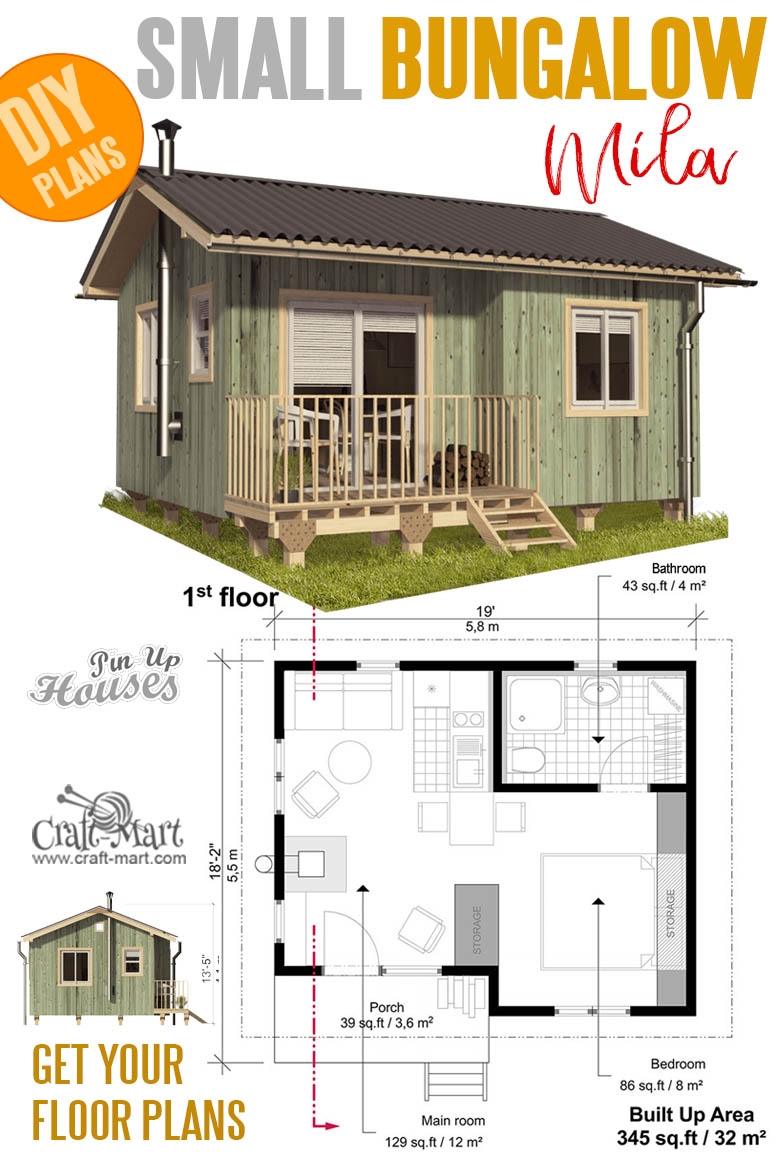 Tiny Houses Blueprints How To Build A Tiny House How To Build It Using