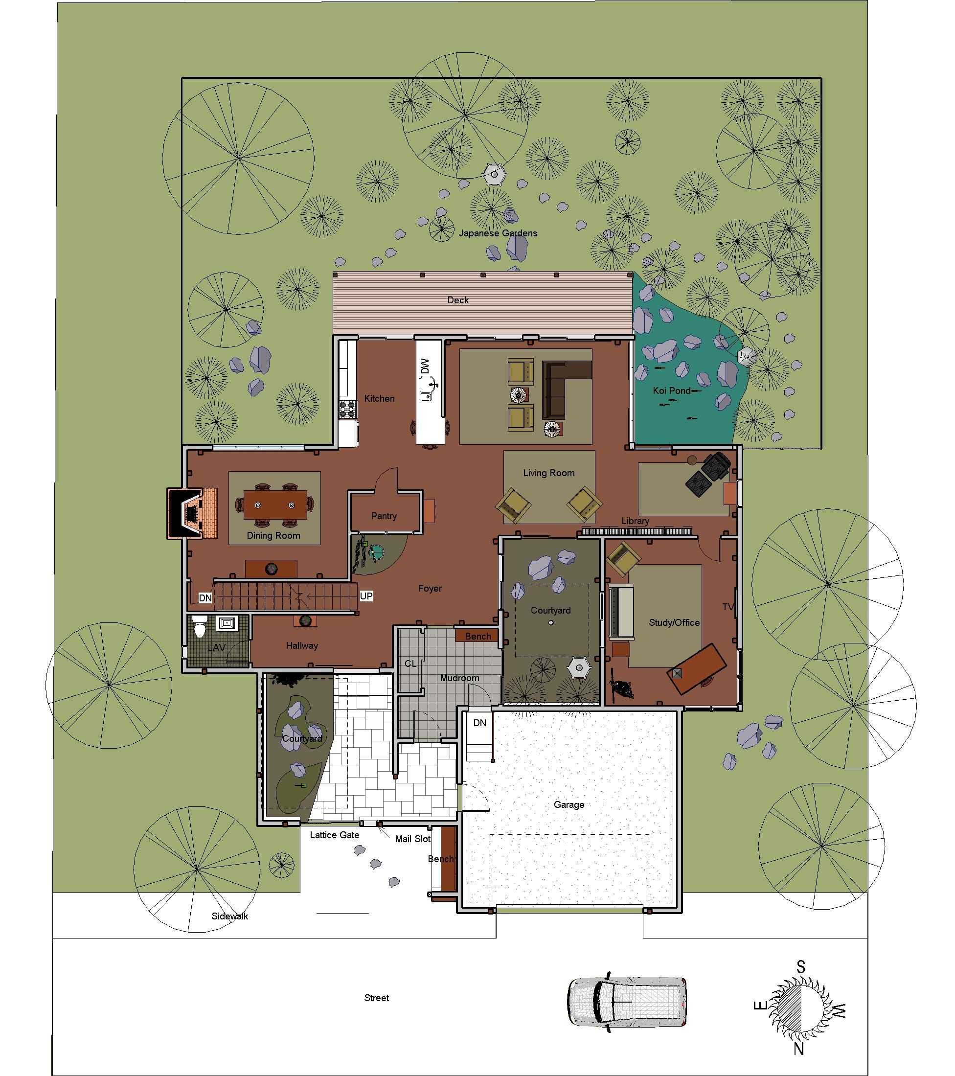 Traditional Japanese House Floor Plan Small