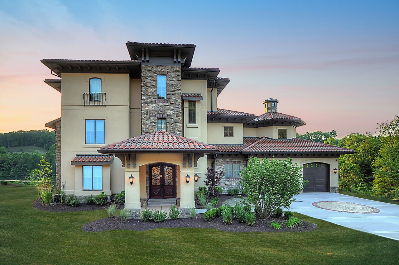 Tuscan Style Home Plans With Portico Awesome Home